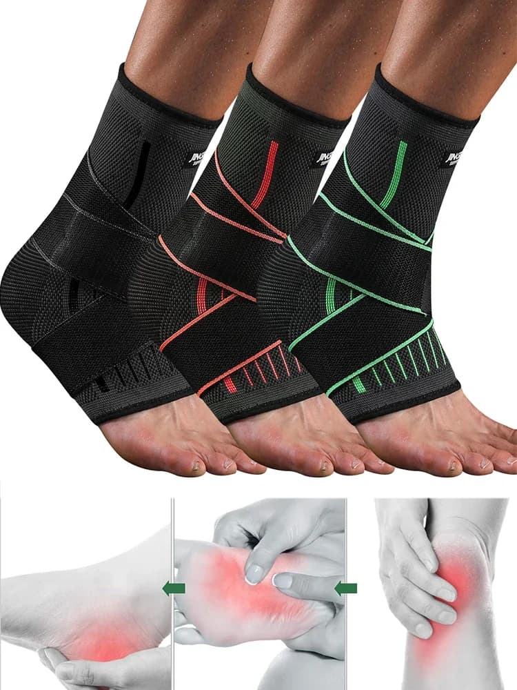 Attelle de cheville élastique réglable, manchon de Compression, stabilisateur de Support de pied pour la fasciite plantaire, tendinite d'achille,