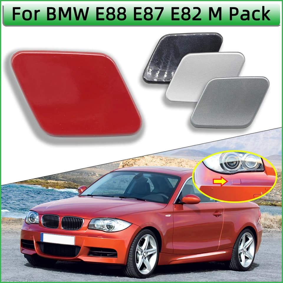 Couvercle de buse de lavage de phare avant, pour BMW série 1 E81 E82 E87 E88 LCI M SPORT 2005 – 2013 61677837431 61677837432