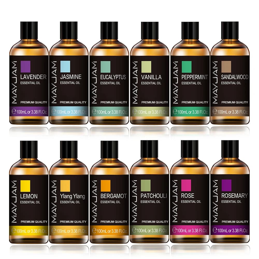 Huiles essentielles pour humidificateur, diffuseur aromatique, lavande, Eucalyptus, Rose, gingembre, citronnelle, parfum, fabrication d'huile,