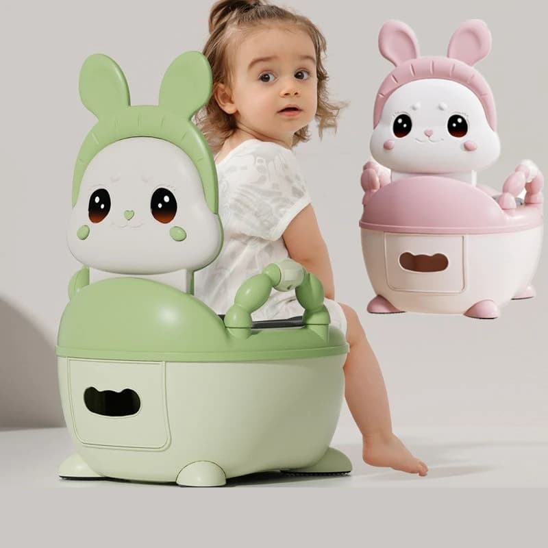 Pot Portable en Forme de Lapin Mignon, Siège de Toilette pour Bébé, Fille et Garçon, 2024