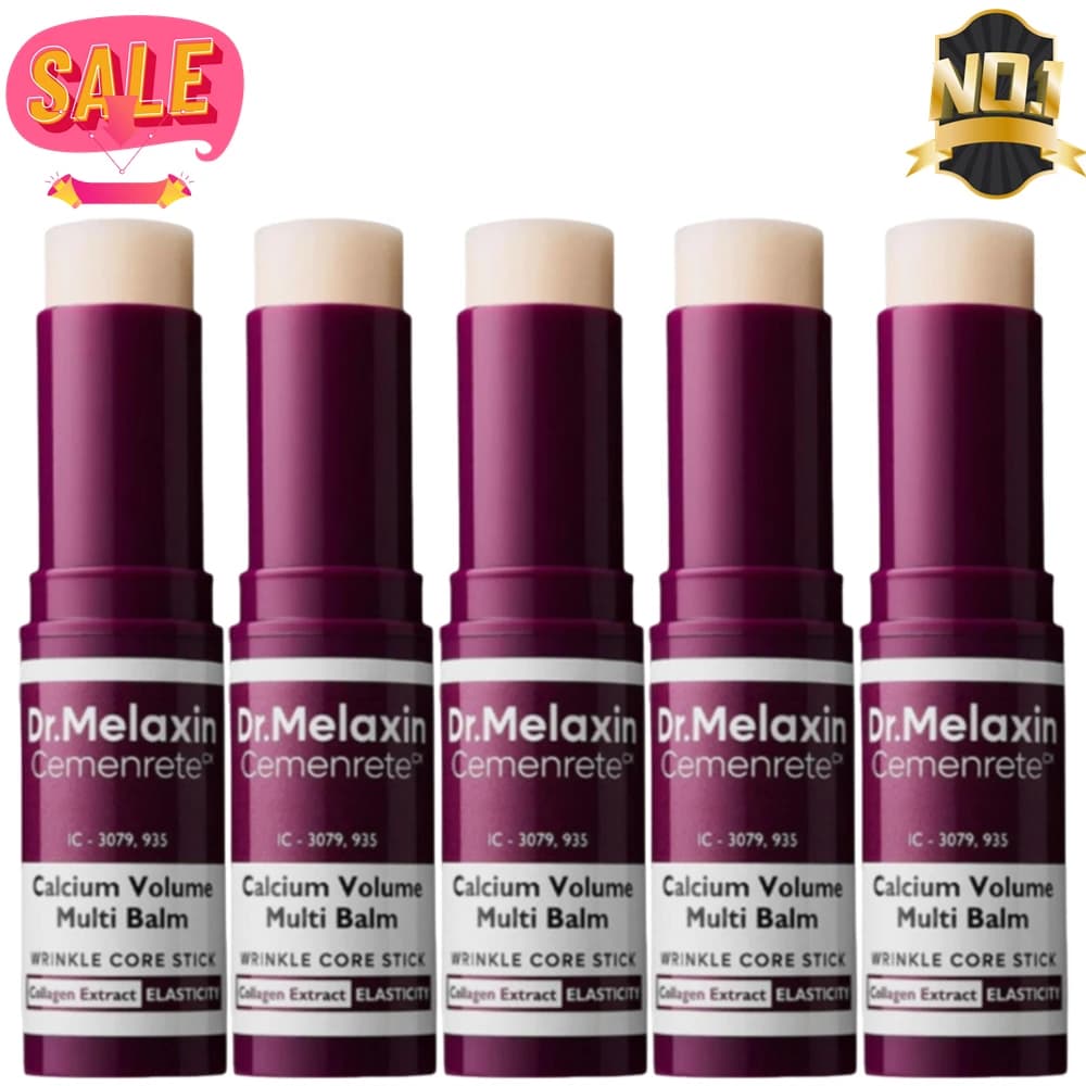 Cemenrete Calcium Volume Multi Balm Stick Raffermissant Anti-cernes Anti-rides Soin Hydratant au Collagène Crème Visage
