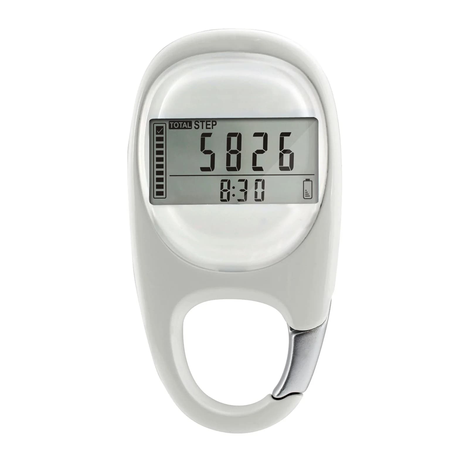 Podomètre portable multifonctionnel, compteur de pas, suivi des pas, distance de marche, calories, fitness