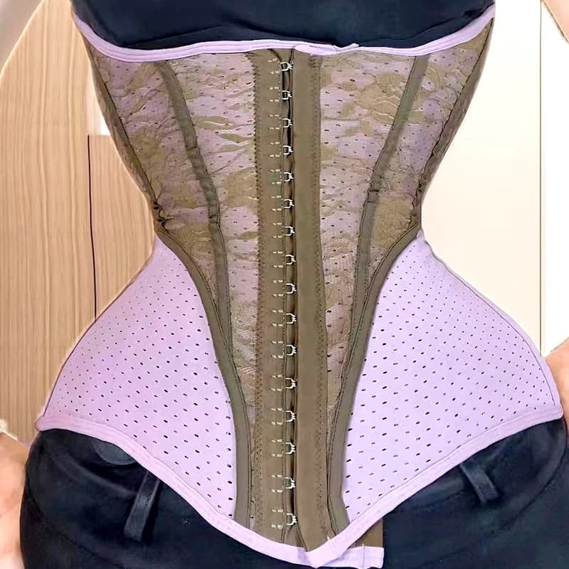 AfruliA 5XS 4XS Latex caoutchouc taille formateur 25 os en acier haute Compression Corset Shapewear corps Shaper Fajas Colombianas ceinture