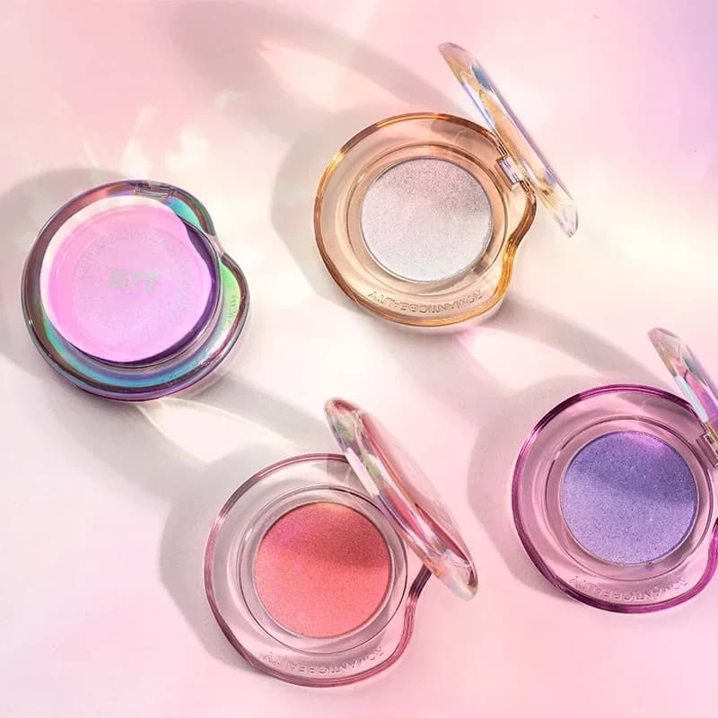 RMT Romantic Beauty Vientiane Chameleon Highlight Blush Repair 3-en-1  Illumine le visage
