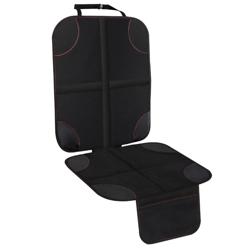Polymères de protection universels pour siège de voiture avec sac de rangement, sécurité pour enfants, coussin anti-dérapant et anti-rayures pour