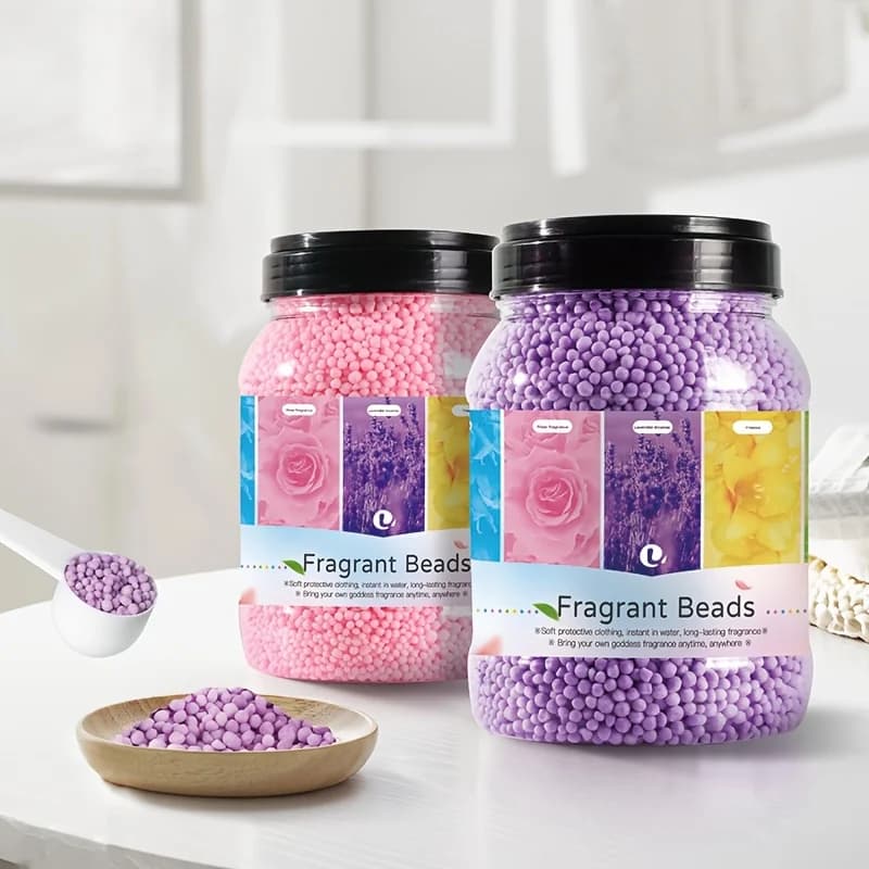 Perles de rehausseur de parfum 700g, compagnon de lessive pour un retrait et une fraîcheur durables des odeurs, nettoyeur de tissus portable pour