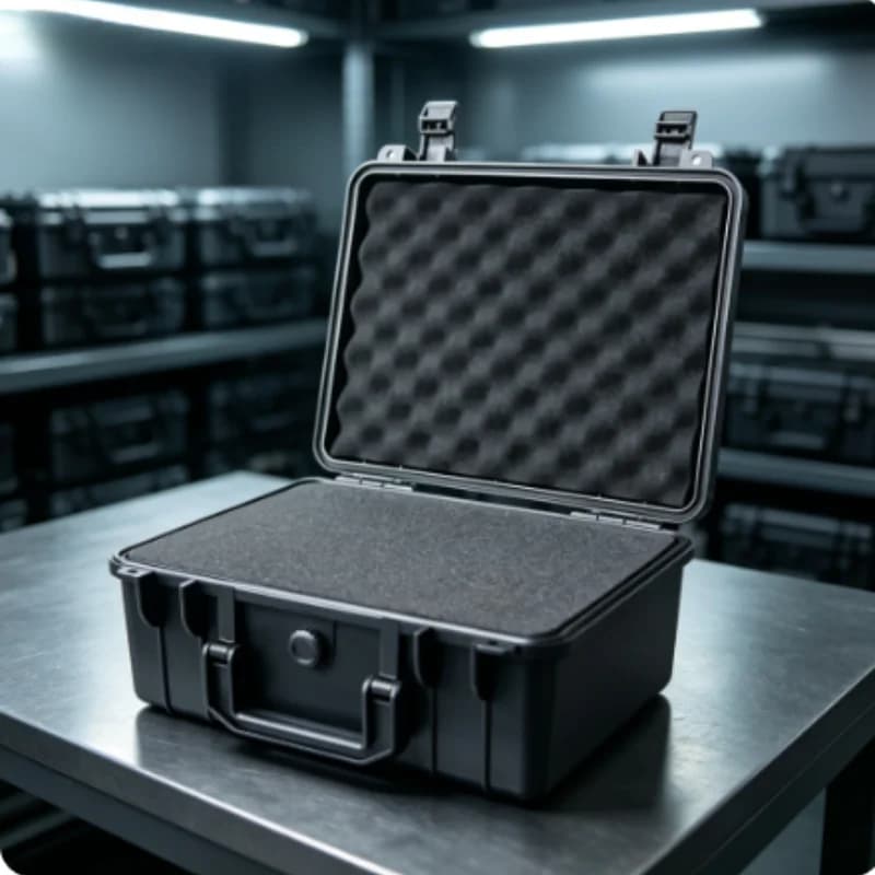 Boîte de rangement rigide résistante aux chocs, 280 × 240 × 130mm, étui de protection pour instruments et matériel, organisateur d'outils
