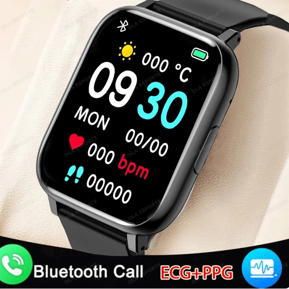 Nouvelle montre intelligente 2025 militaire hommes IP68 5ATM Sports de plein air Fitness Tracker surveillance de la santé 1.81 pouces Bluetooth appel