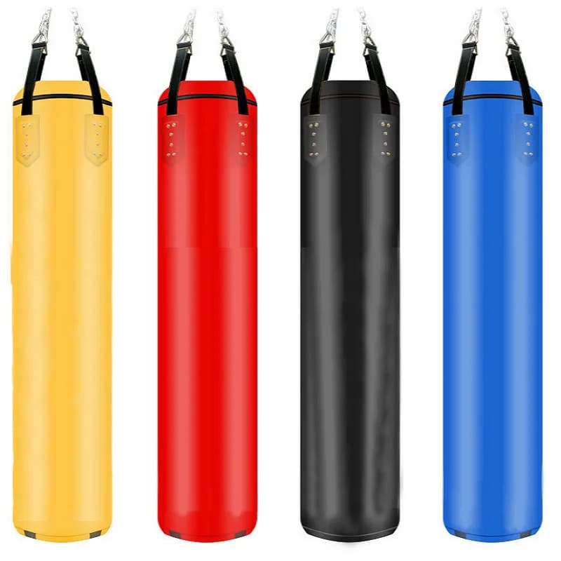 Sacs de boxe durables en PU, sac de sable lourd de KickBoxing pour le fitness GYM, l'entraînement de boxe thaïlandais MMA, Sanda Fitness, 180 cm/150