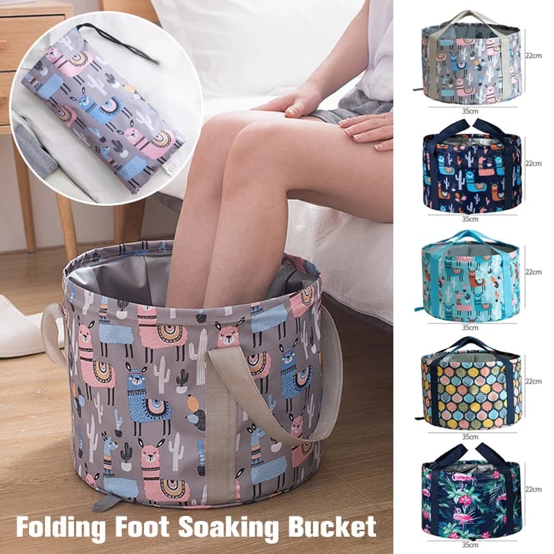Sac de bain portable pliable de voyage, baignoire pour les pieds, extérieur, ark, eau, grande capacité, bain, spa, massage, baignoire de lavage, E27