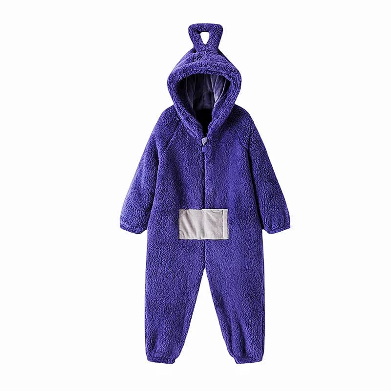 Pyjama une pièce en velours pour adultes, grenouillères de dessin animé, vêtements de détente pour familles, vêtements de maison, tenue de