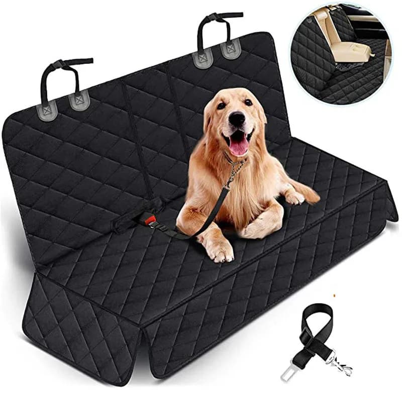 Housse de siège de chien de voiture pour siège arrière, imperméable, tapis de protection de siège arrière pour animaux de compagnie,