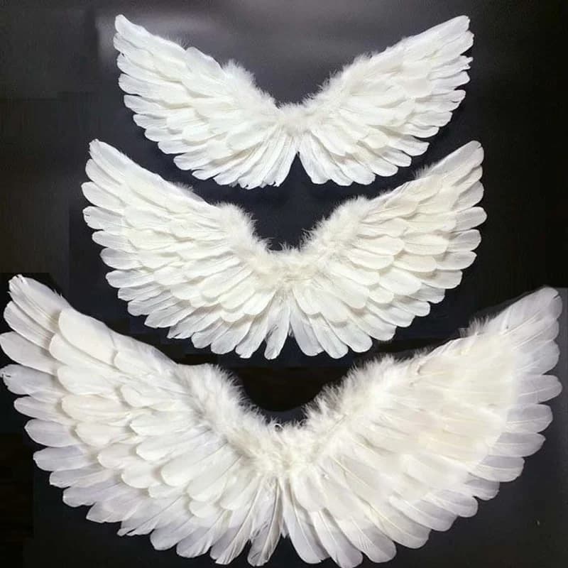 Plume ailes d'ange Halo baguettes magiques bâton tige blanc enfants enfants adulte cadeau Cosplay accessoires fête anniversaire mariage Festival