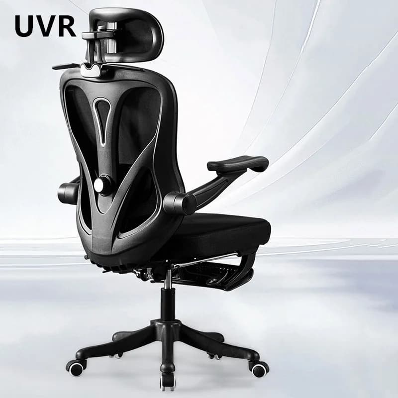 UVR chaise de bureau de haute qualité sédentaire confortable inclinable maille chaise de personnel Design ergonomique meubles chaise d'ordinateur de