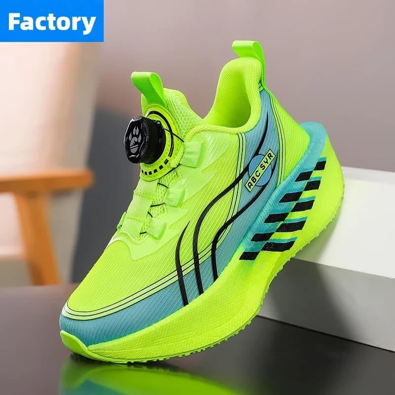 Chaussures de sport pour enfants, baskets légères et confortables en maille pour garçons et filles, idéales pour la course, les loisirs et les