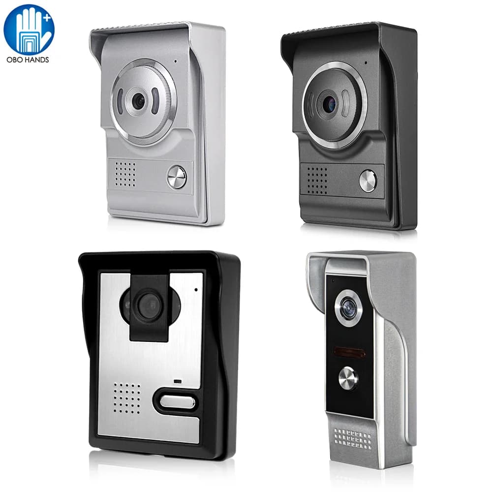 Visiophone filaire avec système d'interphone, caméra vidéo extérieure, sonnette de porte 700TVL IR, Vision nocturne, étanche, pour maison et