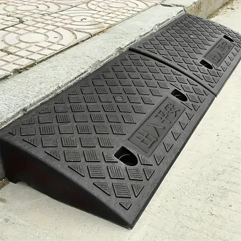 1 rampes portables avec surface antidérapante – Matériau durable, idéales pour les voitures, les motos, les fauteuils roulants et les animaux