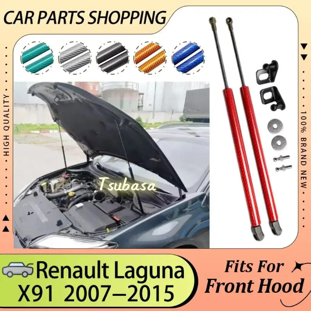 Amortisseurs de Capot pour Renault décennie kX91 2007-2015, Vérins à Gaz, Supports de Levage, Refit, Tiges de Piston, Amortisseur