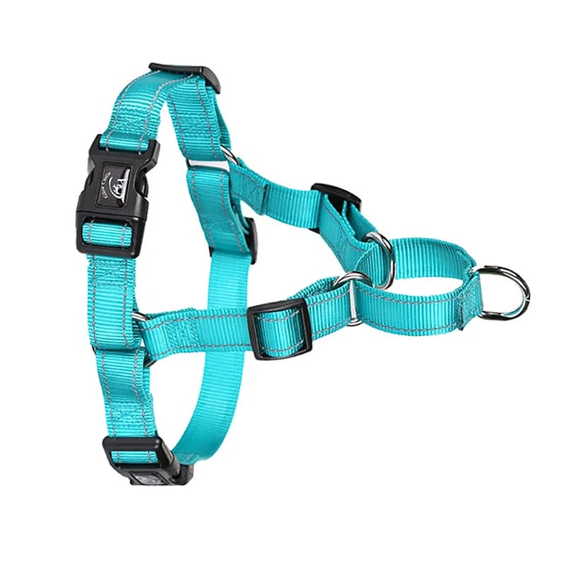 Harnais pour chien sans traction pour chiens de taille moyenne et grande, réfléchissant, sans starter, Clip avant, harnais pour animaux de