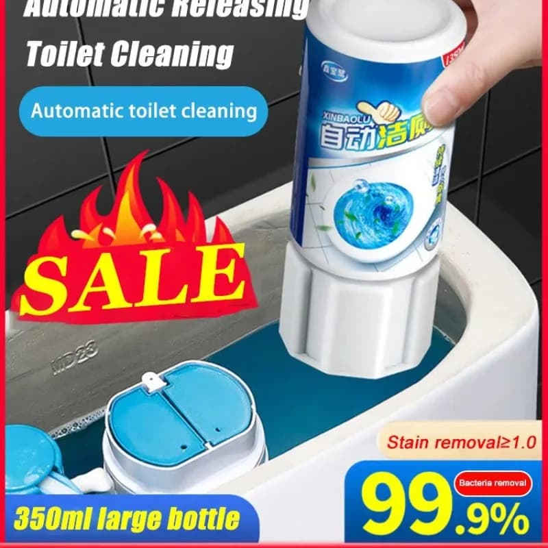 Nettoyeur automatique de toilettes à bulles bleues, avec fonction de parfum et de désodorisation longue durée, désodorisant pour bol de salle de