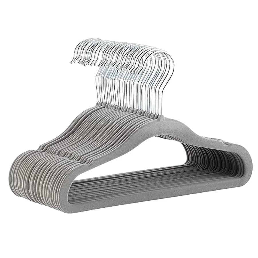 Cintres en velours non ald pour enfants, cintres de Cisco avancés pour enfants, cintres en feutre non ald, ultra-minces et mignons, 10 pièces, 20