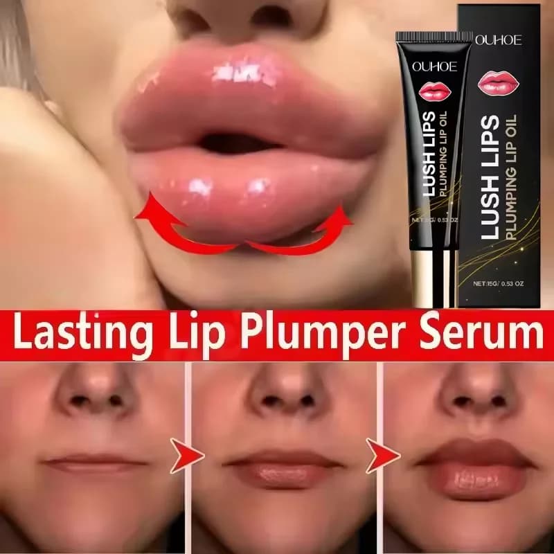 Huile repulpante pour les lèvres, volumisante instantanément, augmente l'élasticité des lèvres, hydrate longue durée, brillant, maquillage de