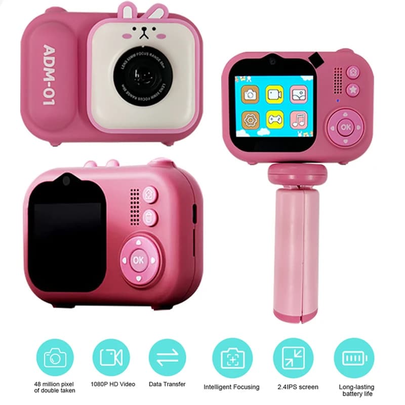 Nouveau S11 appareil photo pour enfants 2.4 pouces affichage 4800W haute définition double caméra Mini dessin animé mignon appareil photo