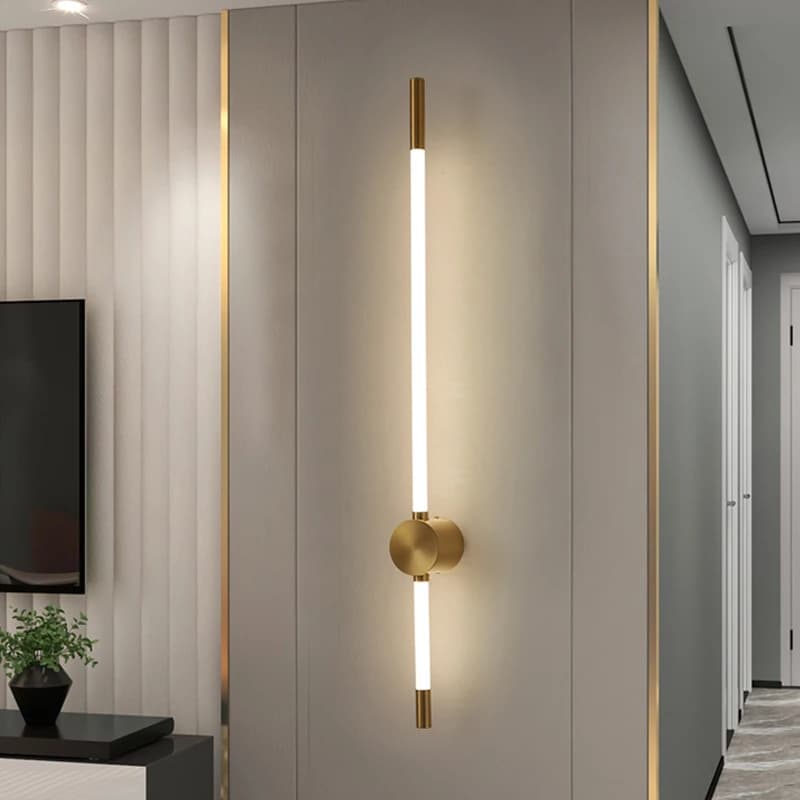 Fumi – applique murale élégante or/noir, luminaire industriel d'intérieur, pour couloir, cuisine, Restaurant, puce LED