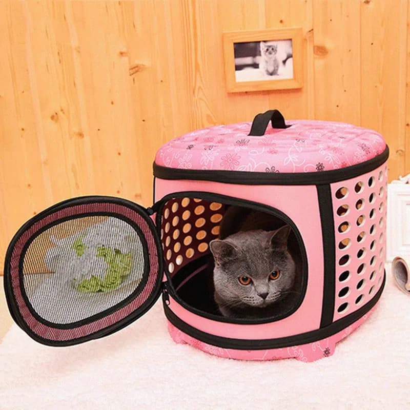 Sacs à bandoulière pour chat en EVA, sacs de transport pour animaux de compagnie en maille solide pour chats, chiens de moins de 7,5 kg, lapins,