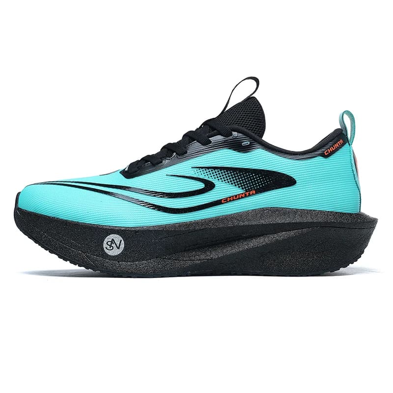 Chaussures de course planche de carbone spécialité Marathon hommes sport respirant léger femmes confortable athlétique antidérapant baskets