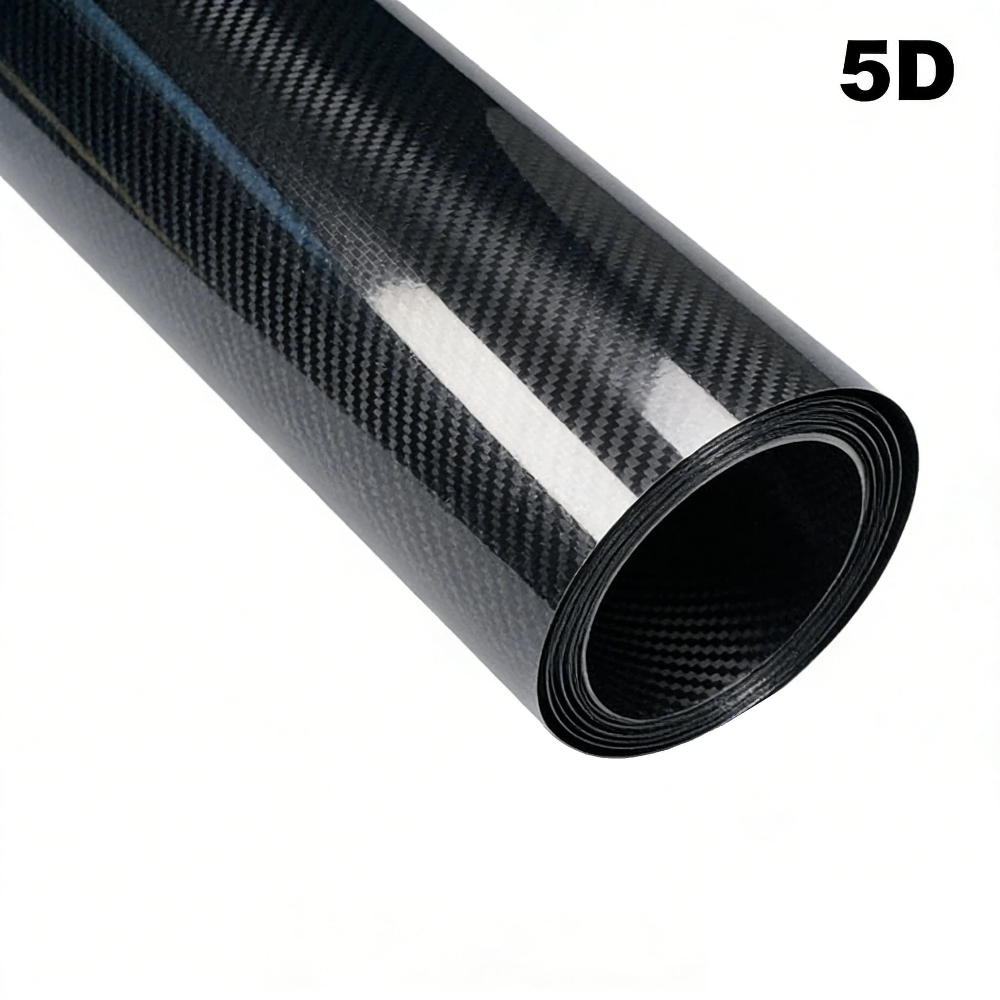 Film de décoration de moto en vinyle de Fiber de carbone, accessoires mats, autocollant noir brillant 3D 4D 5D 6D, couverture en feuille automobile
