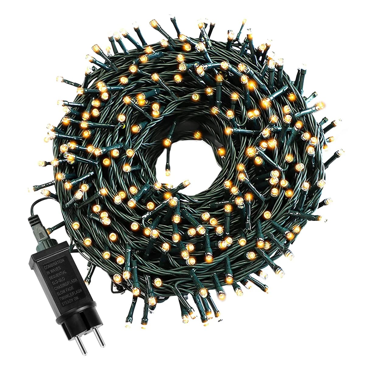 Guirlande lumineuse Led décorative 110V 220V, 50M 100M, guirlande lumineuse d'extérieur pour vacances, arbre de noël, décoration de fête de