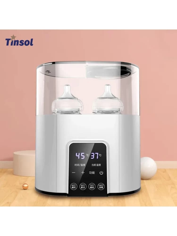 TINSOL multi-fonction bébé chauffe-biberon stérilisateur rapide chauffe-biberon de lait maternel avec contrôle précis de la température