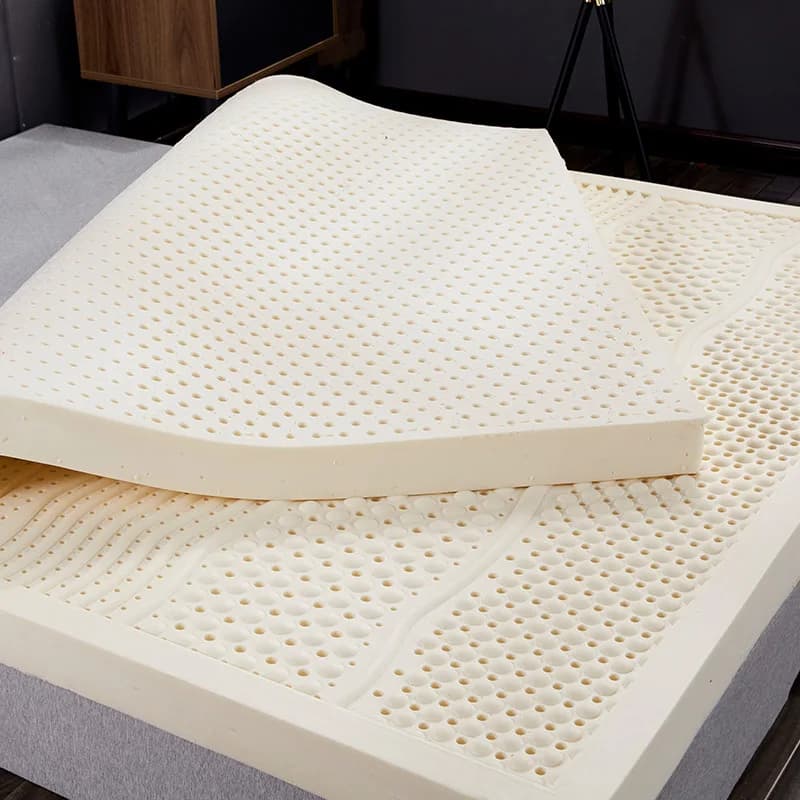 Matelas en latex 100% naturel avec housse, matelas en caoutchouc pur, importé, lit de 1.8m, tapis de coussin épaissi de 2.0m, maison, dortoir