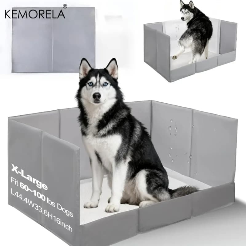 KEMORELA 1PCS Toilette pour chien de haute qualité améliorée 2.0 |   Polyéthylène et polypropylène durables, adaptés aux chiens, plusieurs