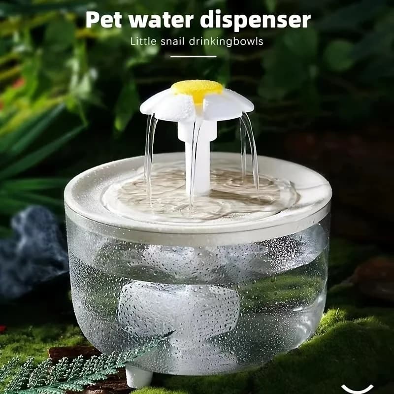Fontaine d'eau pour animaux de compagnie automatique chat bol de boisson filtre USB électrique muet distributeur de boissons pour animaux de