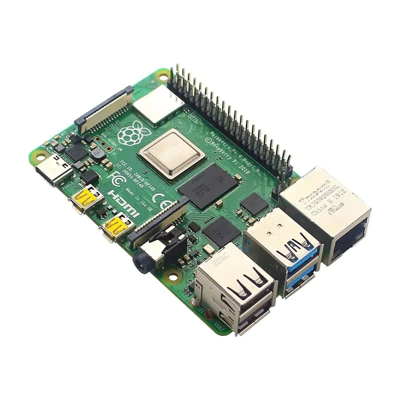 Raspberry Pi 4 Modèle B 1 Go 2 Go 4 Go 8 Go de RAM WiFi Bluetooth Double Affichage Mini Ordinateur de Bureau