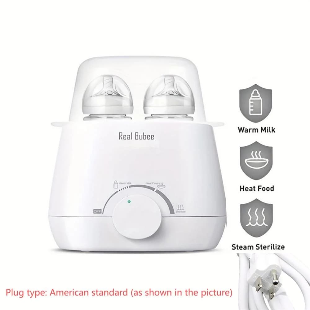 Thermostat de liquide chauffe-lait, chauffe-biberon Double et chauffage, isolant de bouteille, prise US 110V, 1 pièce