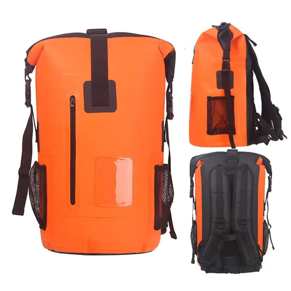Sac sec à roulettes étanche 35l, sac à dos d'alpinisme en plein air, Kayak, Camping, Trekking, rivière, Sports aquatiques, équipement d'aventure