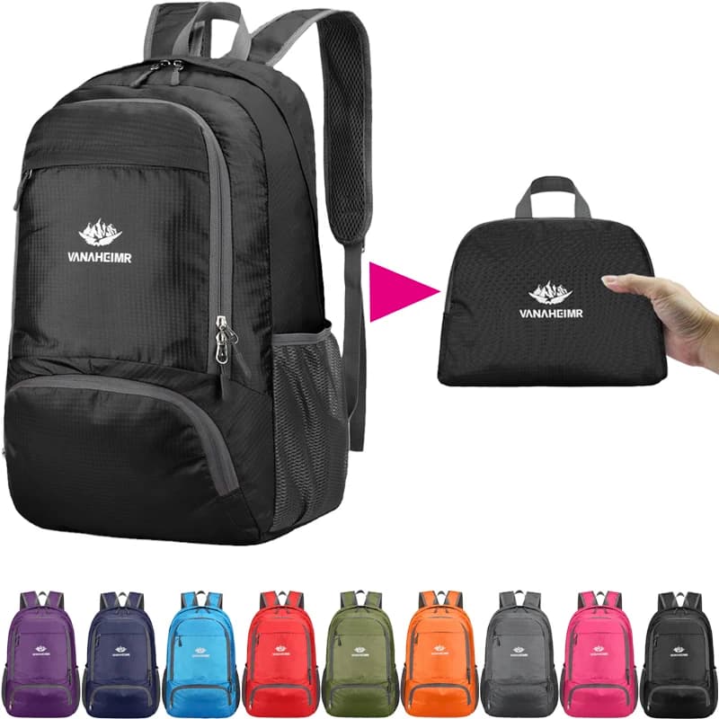 Sac à dos pliable 23l sac à bagages extérieur pliable ultra léger grand sac à dos pliant sac à dos de randonnée sac à dos d'alpinisme Léger 