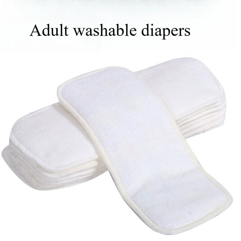 Couches lavables pour personnes âgées, trois couches respirantes et anti-fuite, pour Incontinence urinaire, tampons sanitaires en coton, outil de