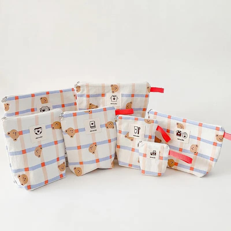 Sac de rangement étanche pour couches de bébé, 7 pièces/ensemble, organisateur de vêtements pour enfants de la maternelle, sac de rangement pour