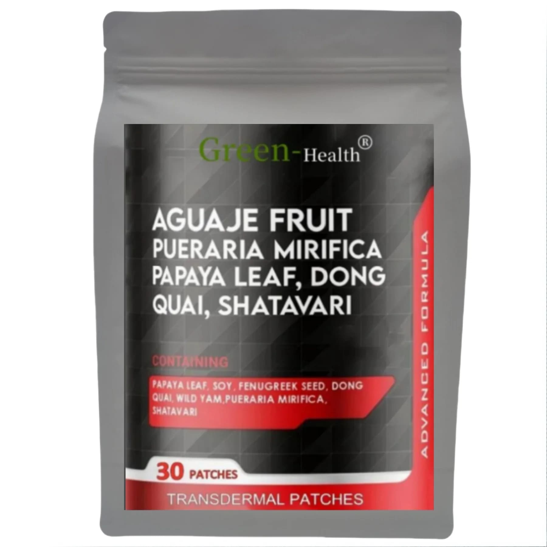 Patchs transdérmiques Aguaje 30 pièces avec Alternative de stégène naturel Pueraria Mirifica pour le soulagement des symptômes de la ménopause