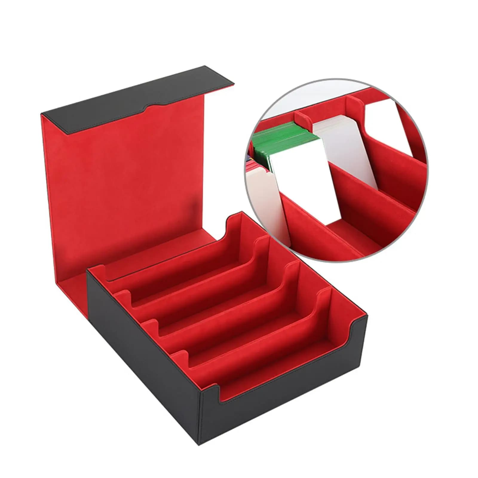 Boîte de rangement pratique pour cartes de basket-ball, jeu polyvalent, peut contenir 3000 cartes, collection