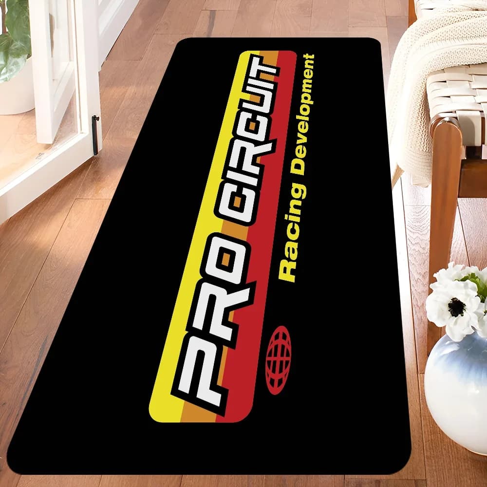 VIKAMA – tapis Long en flanelle de qualité de course, décoratif, antidérapant, doux, confortable, insonorisé, pour chambre à coucher, canapé,