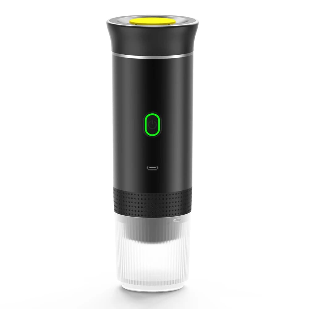 Machine à café expresso électrique Portable sans fil, pour voiture et maison, Camping, 3 en 1, capsules de poudre, cafetière de voyage