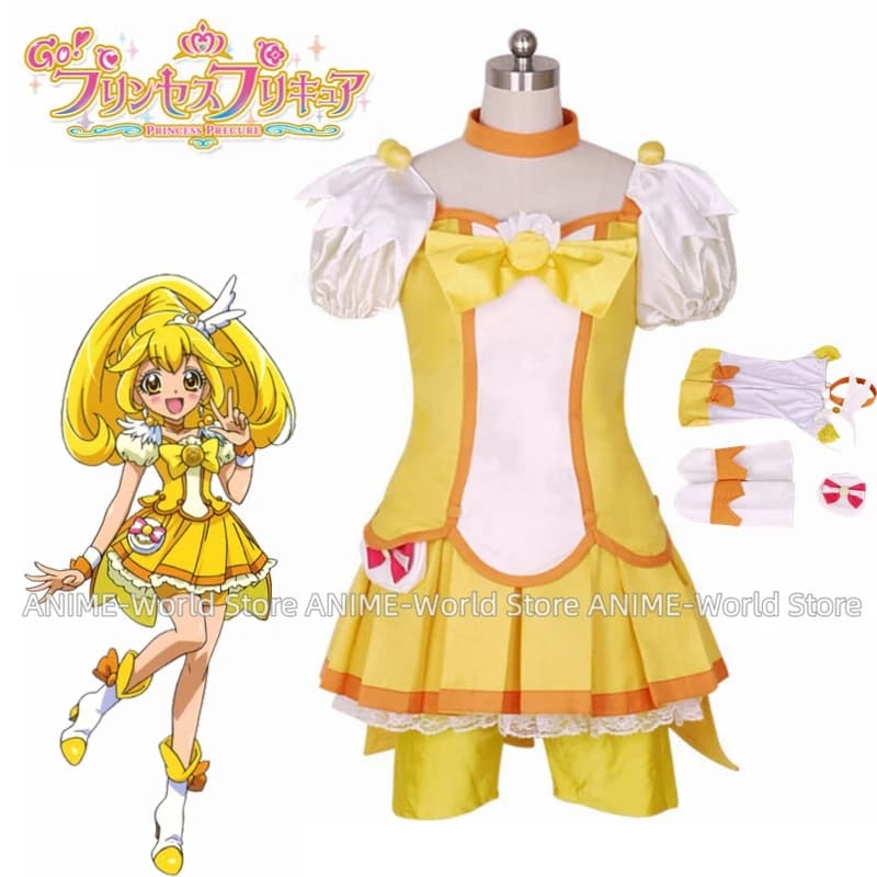 Précure polaire d'Halloween! Kise Yayoi Glitter Cosplay Costume pour adultes, Peace Cure, Deluxe fur s, Force, Haute qualité