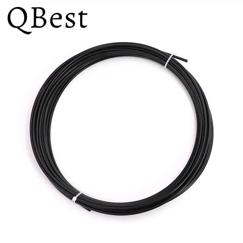 Câble métallique en acier inoxydable 304 à revêtement noir, 5M/10M, câble souple et Flexible enduit de PVC, diamètre de corde à linge