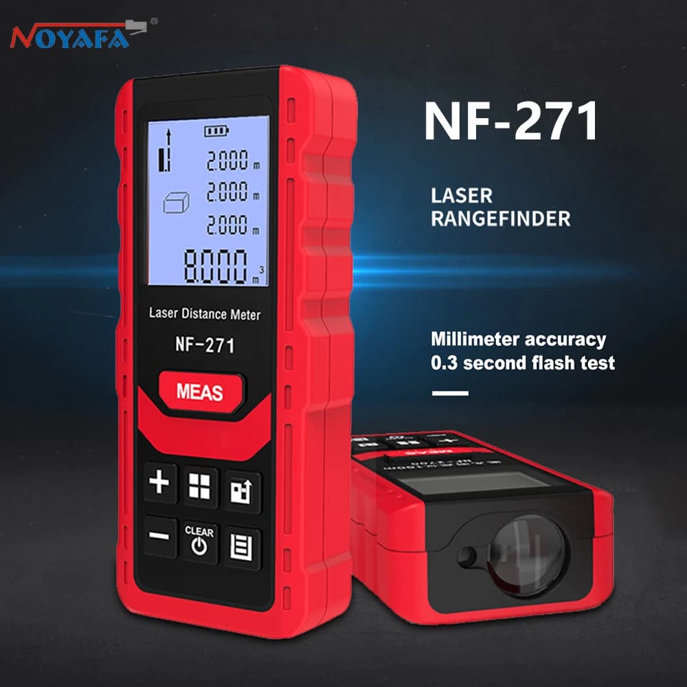 NoynotifNF-271 Distancemètre Laser 40M 80M Télémètre Bande Télémètre Dispositif De Mesure Règle Numérique Outil De Test