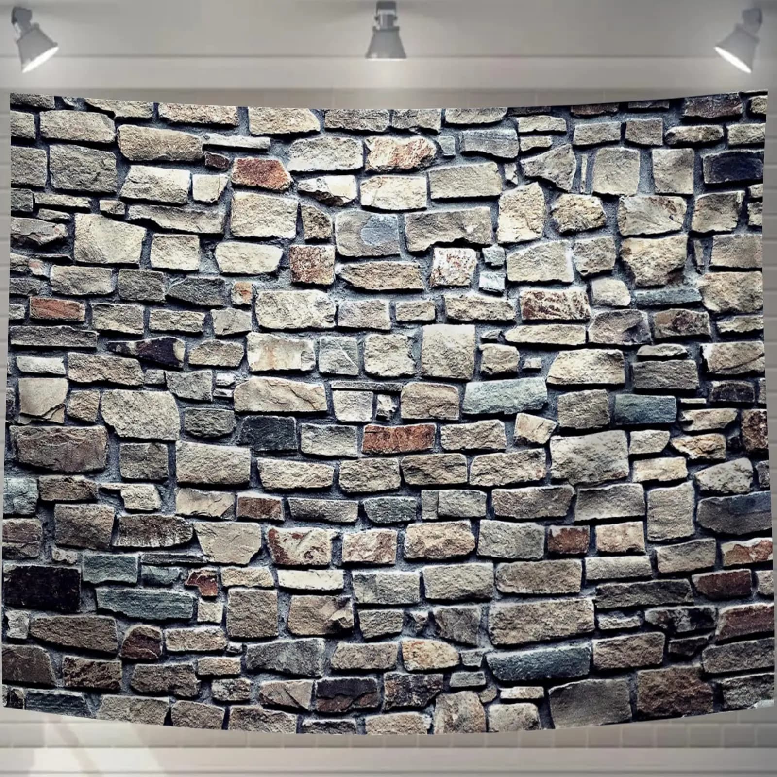 Tapisserie murale en pierre de bois de brique imprimée en 3D, Mandala, Boho, psychédélique, Hiphelicopter, décoration de la maison, serviette
